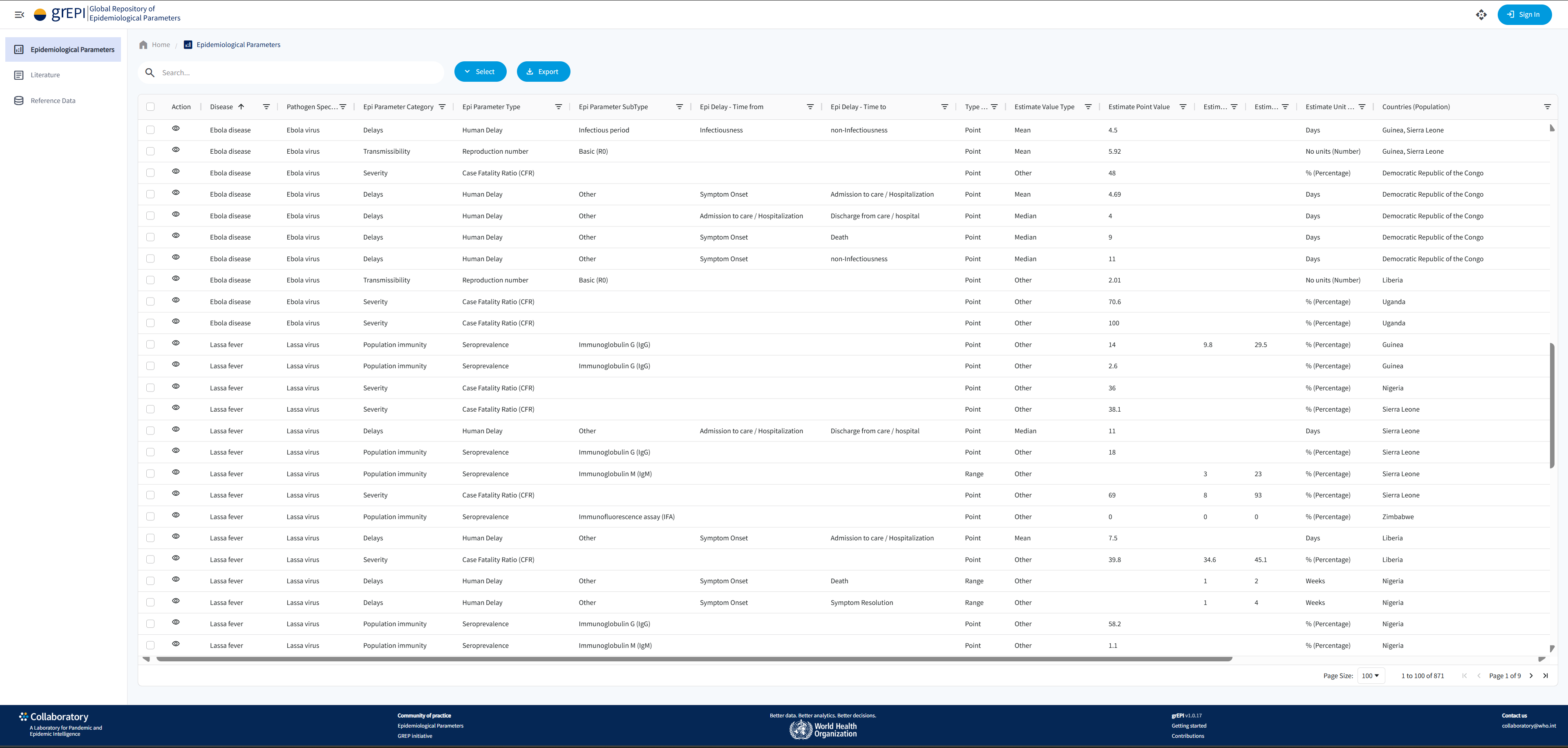 grEPI web application